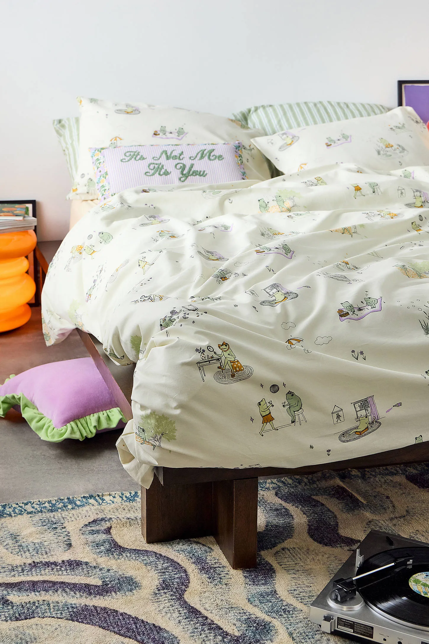 Froggy Duvet Set - Cream 5