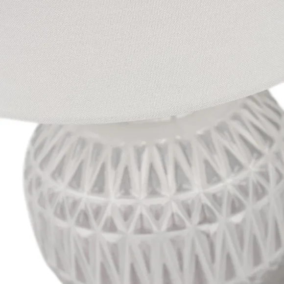 Anneli Aztec Texture Ceramic Table Lamp 4