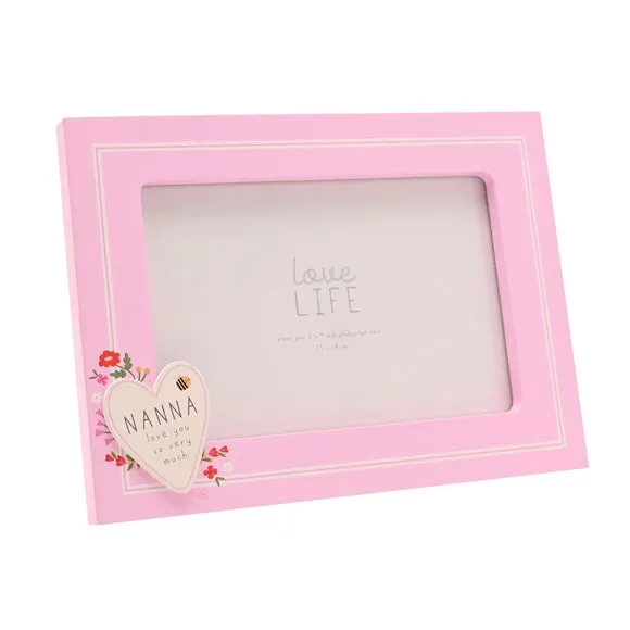 Love Life Nanna Heart Photo Frame 3