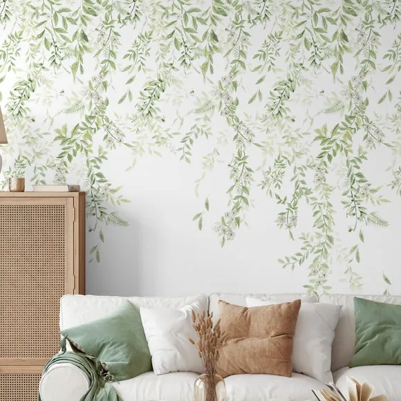 Leaf Trail Wall Mural 2