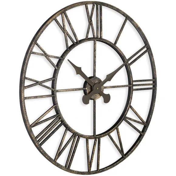 Vintage Skeleton Indoor Outdoor Wall Clock 3