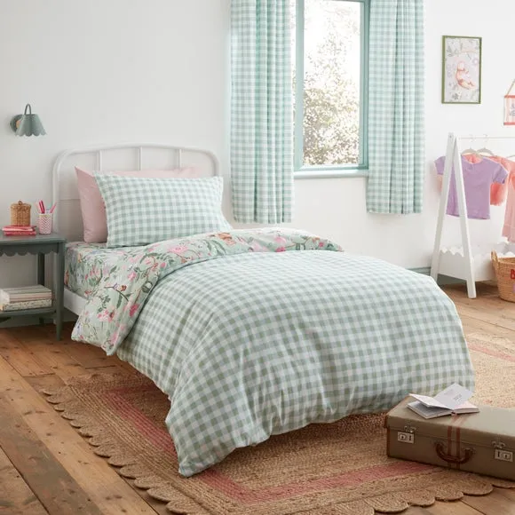 Set of 2 Whimsical Woods Cotton Fitted Bed Sheets 5