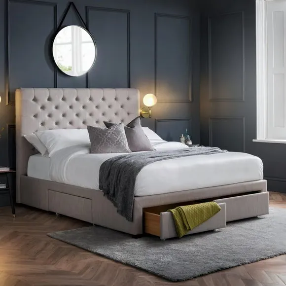 Wilton Button 4 Drawer Divan Bed