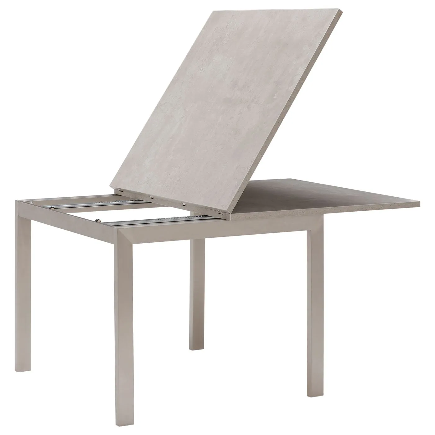 Halmstad Flip Top Table 90-180Cm, Grey Concrete Effect | Barker & Stonehouse 4