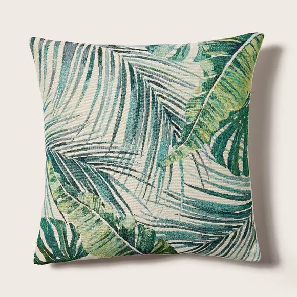 Palm Leaf Jacquard Cushion 3