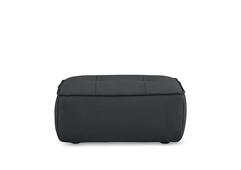 Cushino Large Rectangular Leather Footstool - Living Room Furniture - In Time for Christmas
