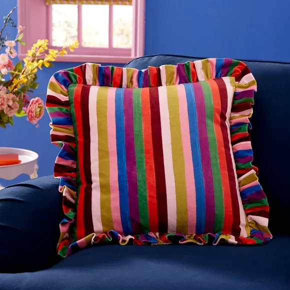 Sophie Robinson Prism Stripe Square Cushion