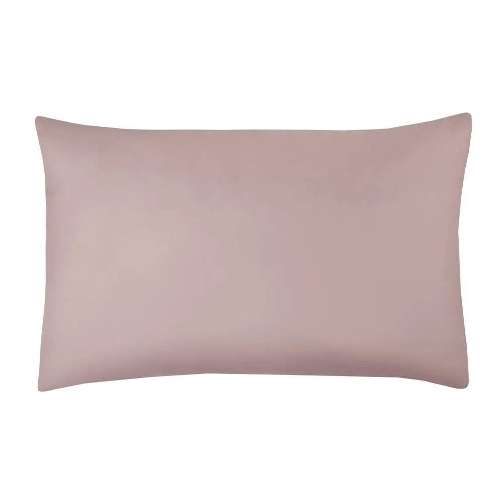 Smart Living Super Soft Warm Cosy Plain Dye Housewife Pillowcases Pair in Pink