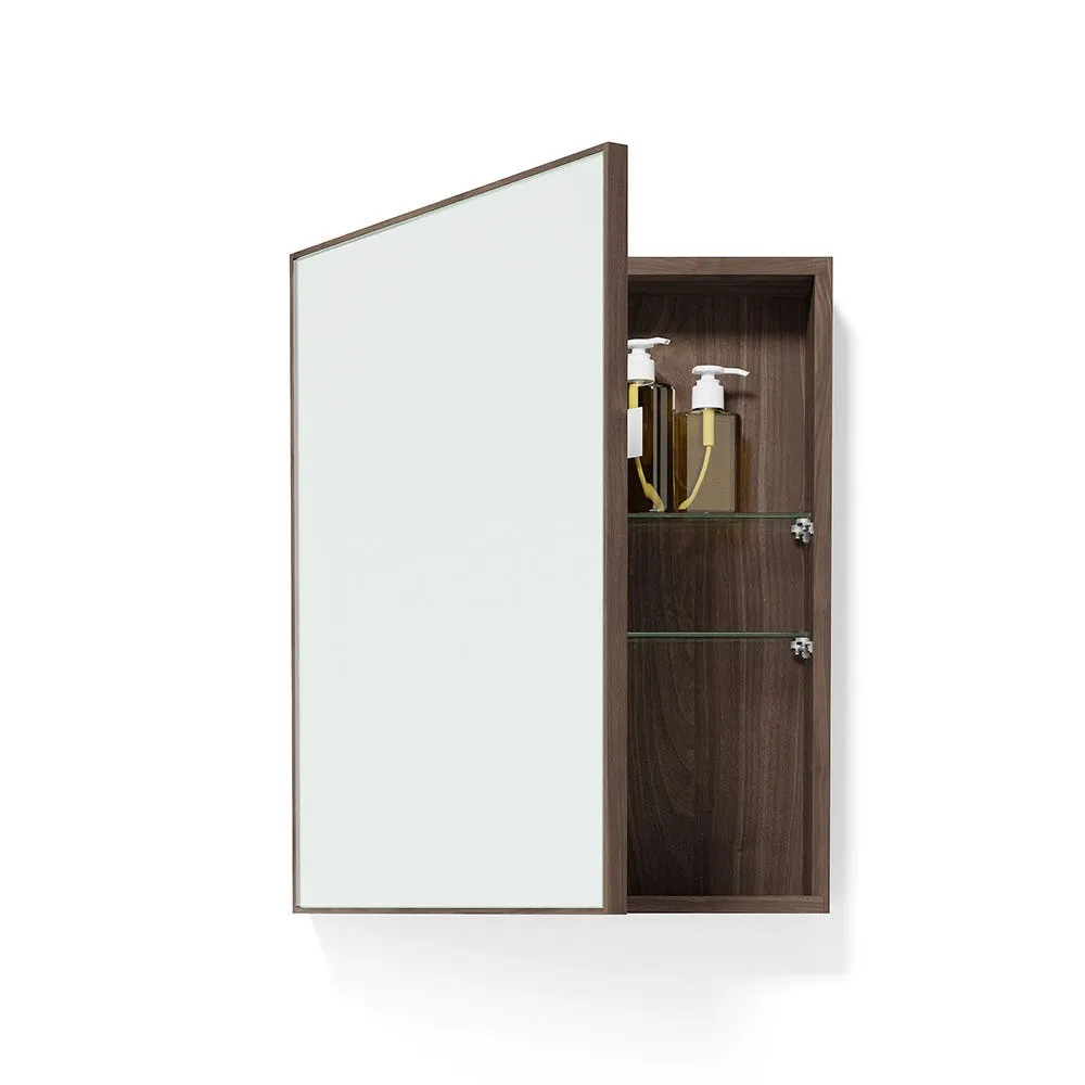 Wireworks Bath Cabinet Slimline 550 Walnut 2