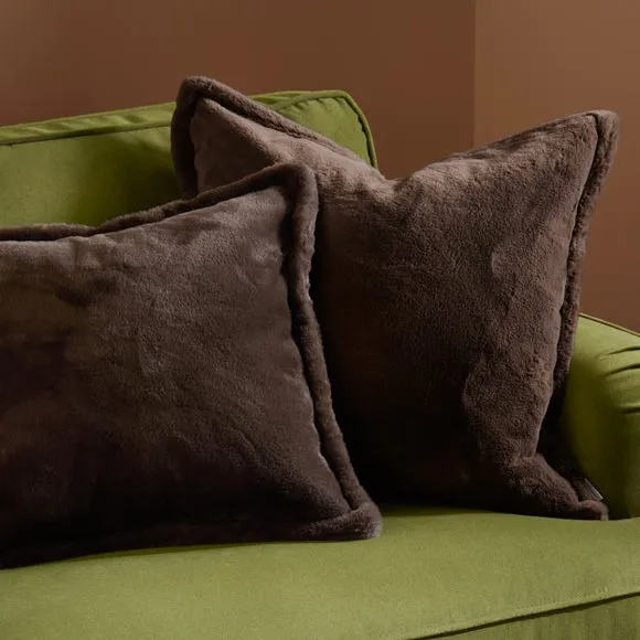 Furn. Kallu Faux Fur Reversible Square Cushion 6