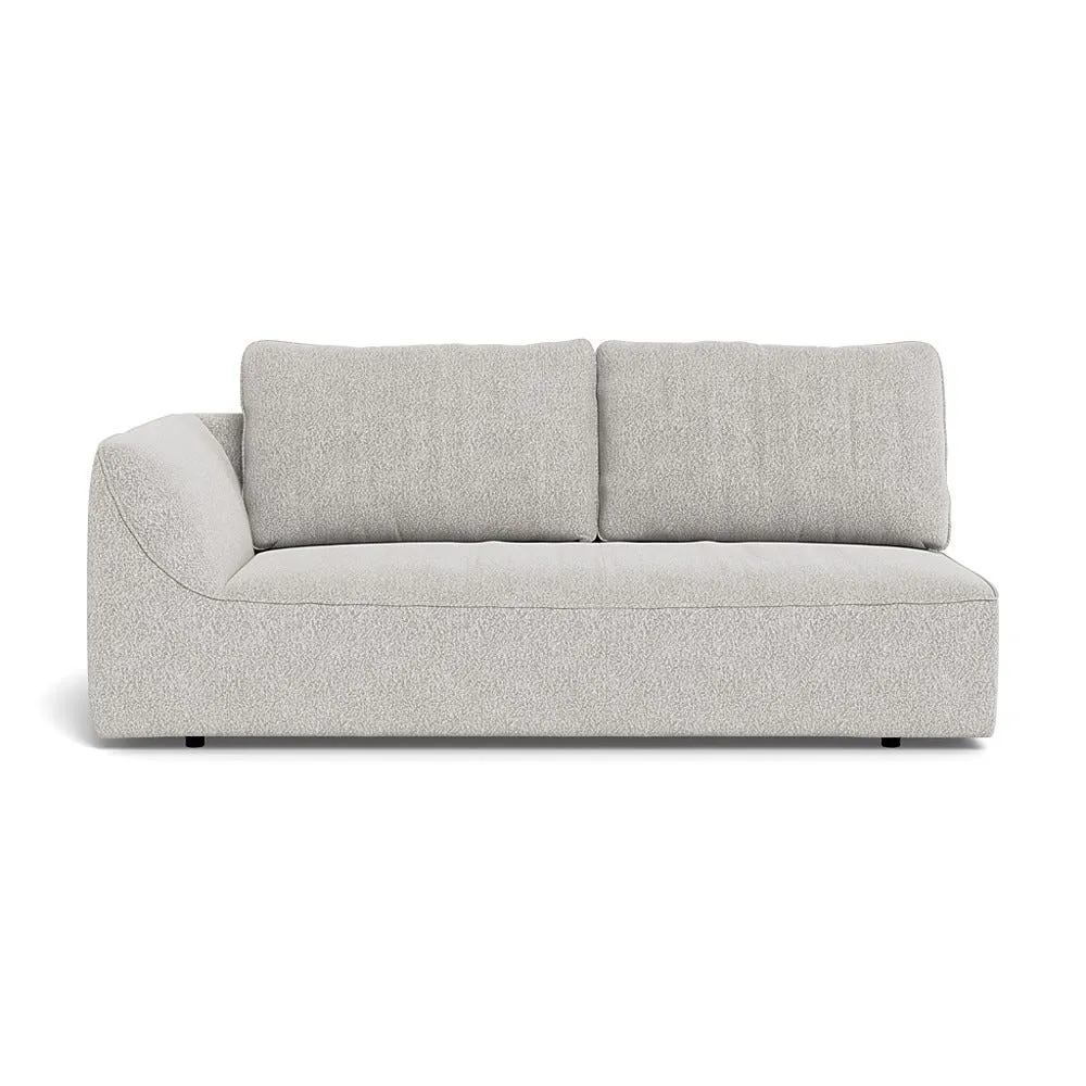 Heal's Morven Left Hand Facing 3 Seater Unit Chunky Boucle Ecru 1