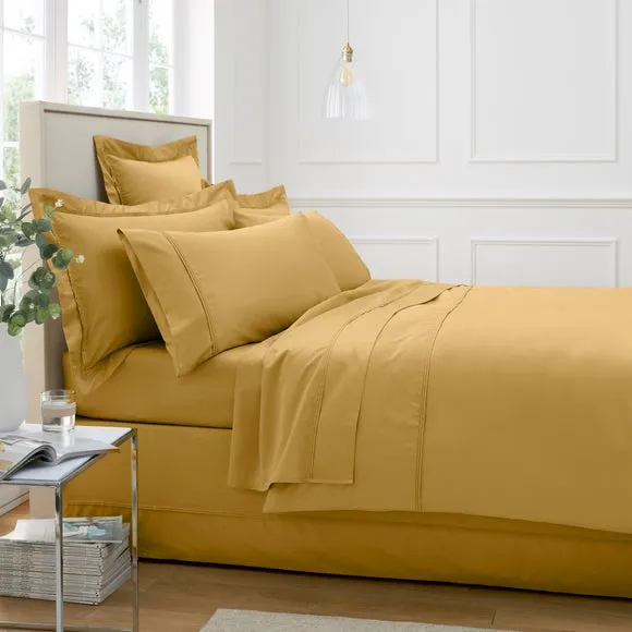 Dorma Luxurious & Silky 500 Thread Count 100% Cotton Sateen Flat Sheet 3