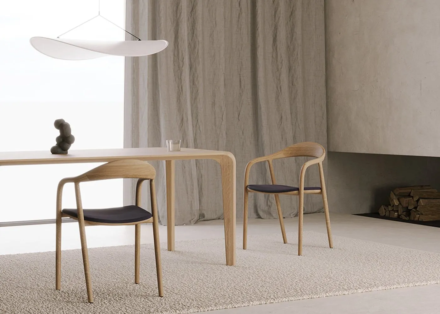 Artisan Flow Table 180cm in Walnut 3