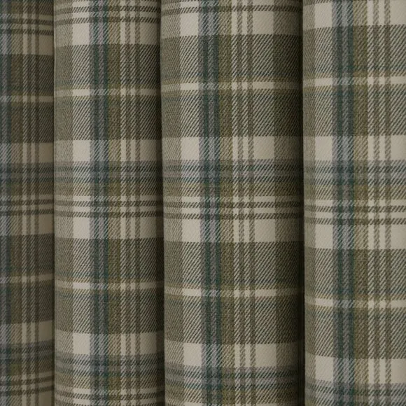 Kenmore Check Eyelet Curtains 3