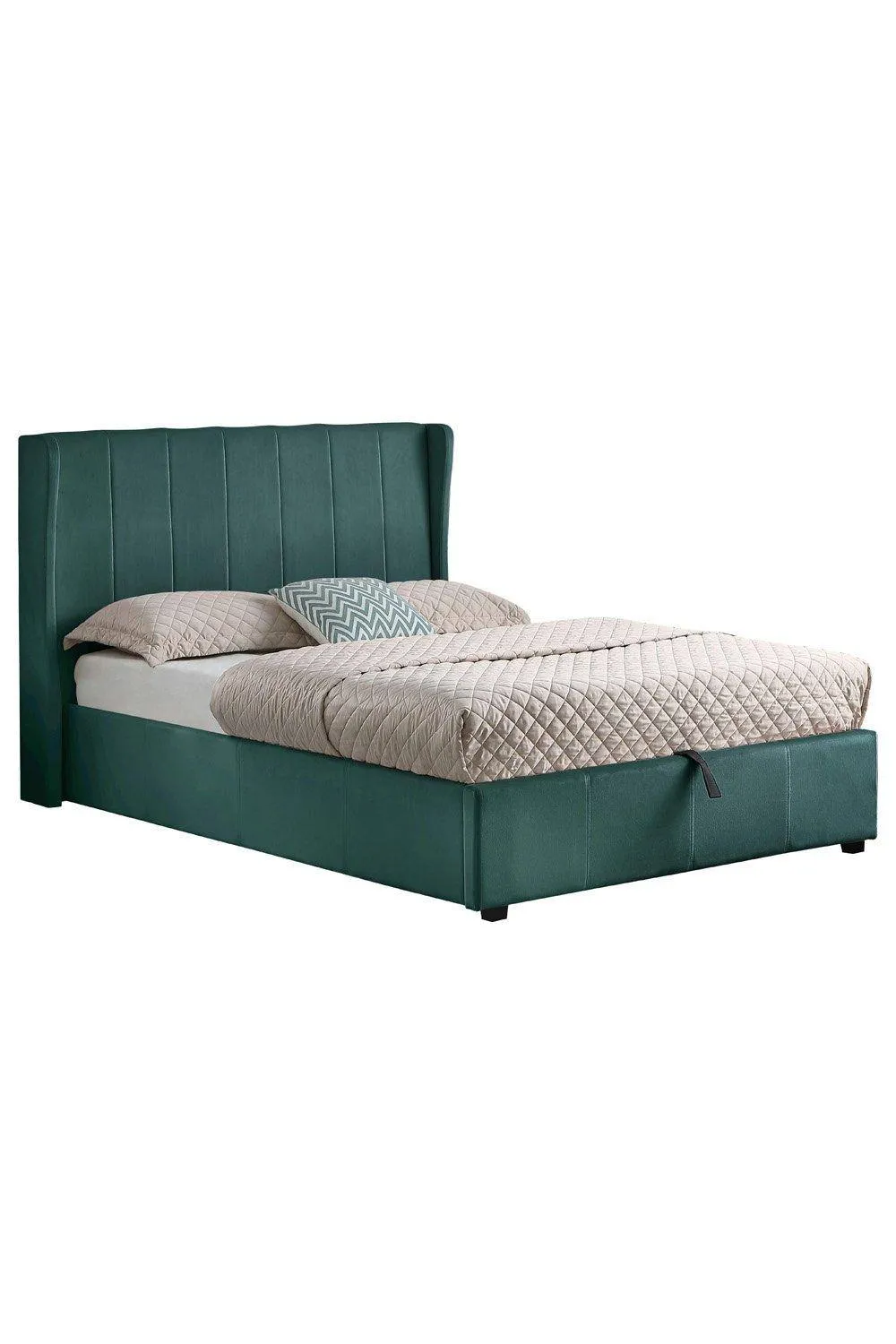 Seconique Amelia Plus 5' King Storage Bed in Dark Green 5