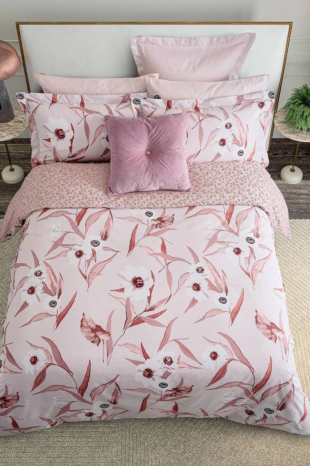 Ted Baker 'Cabana' Cotton Duvet Cover Set in Pink