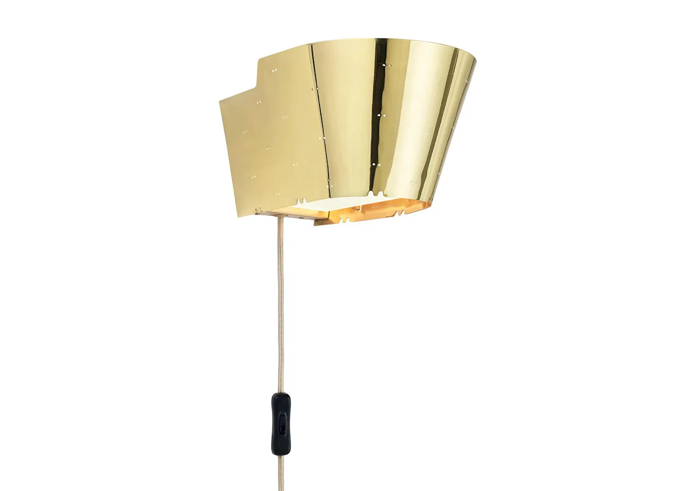 Gubi 9464 Wall Light Polished Brass