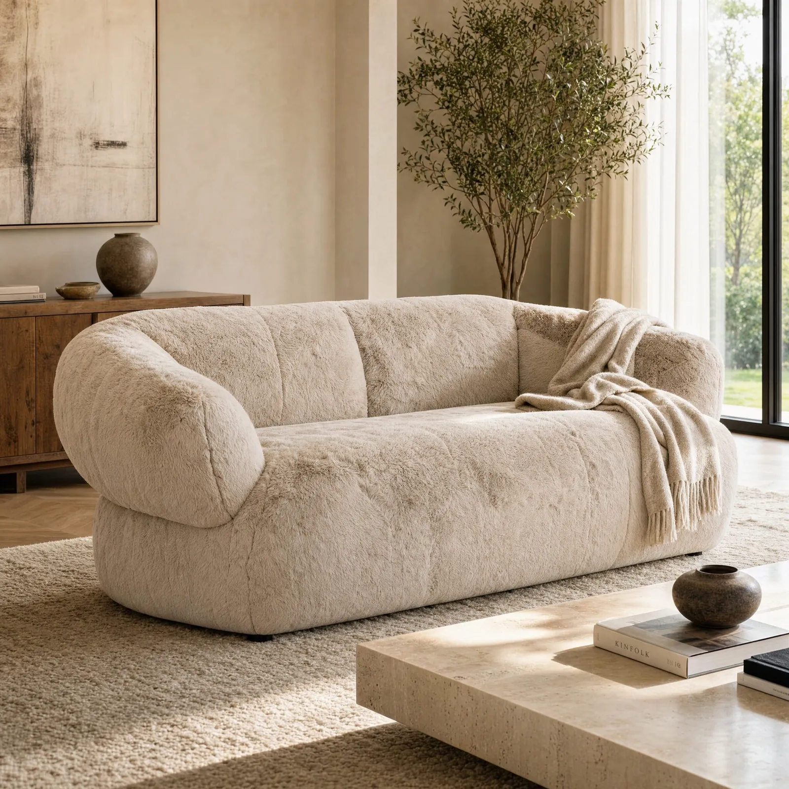 Rosalie 2Str Sofa, Neutral Fabric | Barker & Stonehouse 2