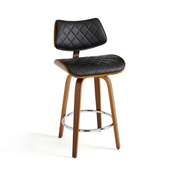 Remy Counter Height Bar Stool, Faux Leather 5