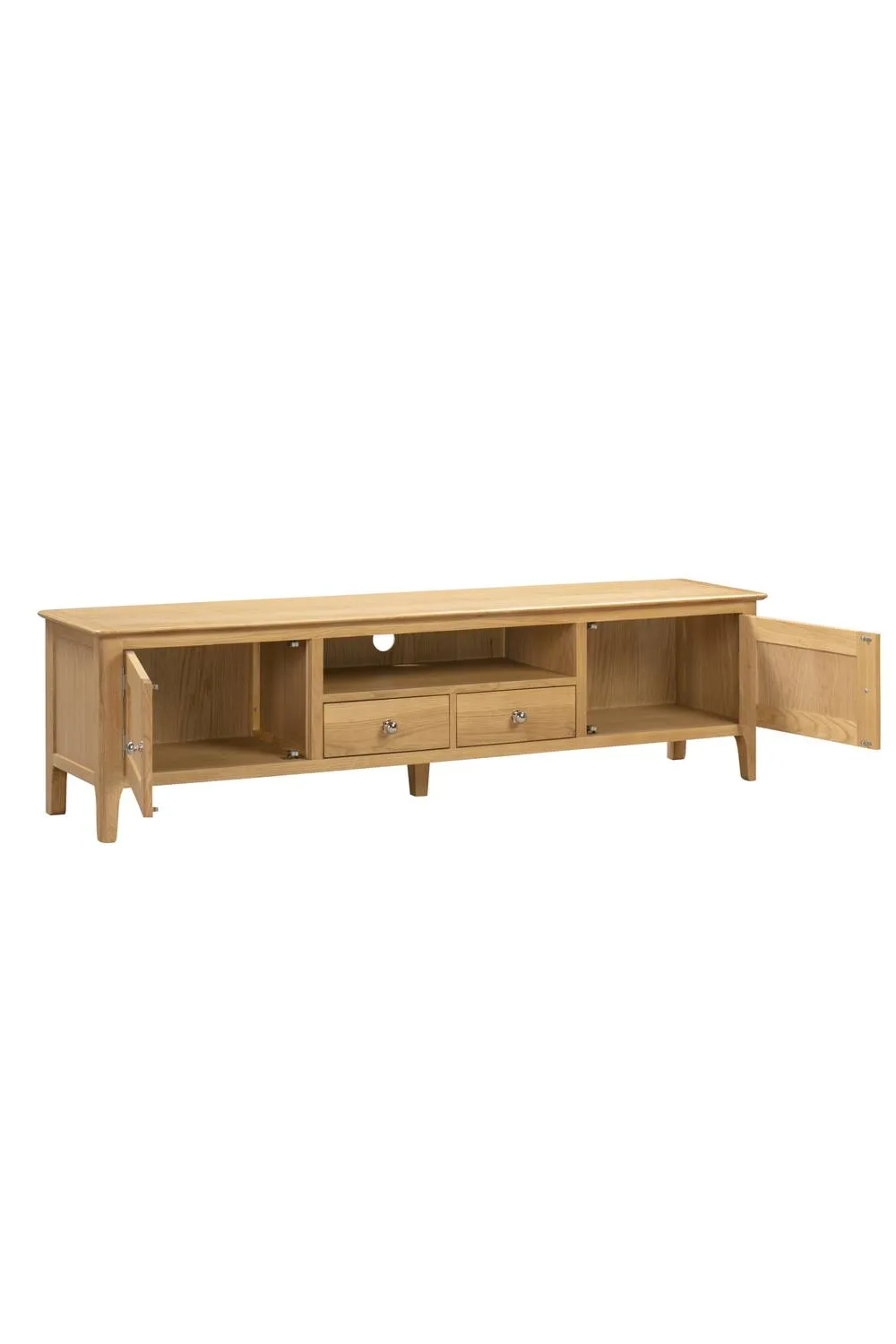 Julian Bowen Cotswold Wide TV Unit in Light Oak 3