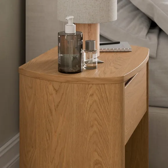 Stevie Compact 1 Drawer Bedside Table 3