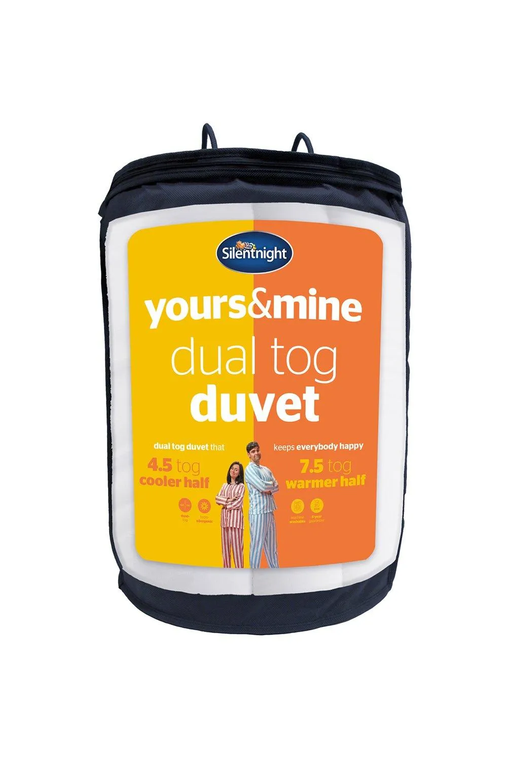Yours And Mine Dual Double Duvet 7.5 4.5 Tog