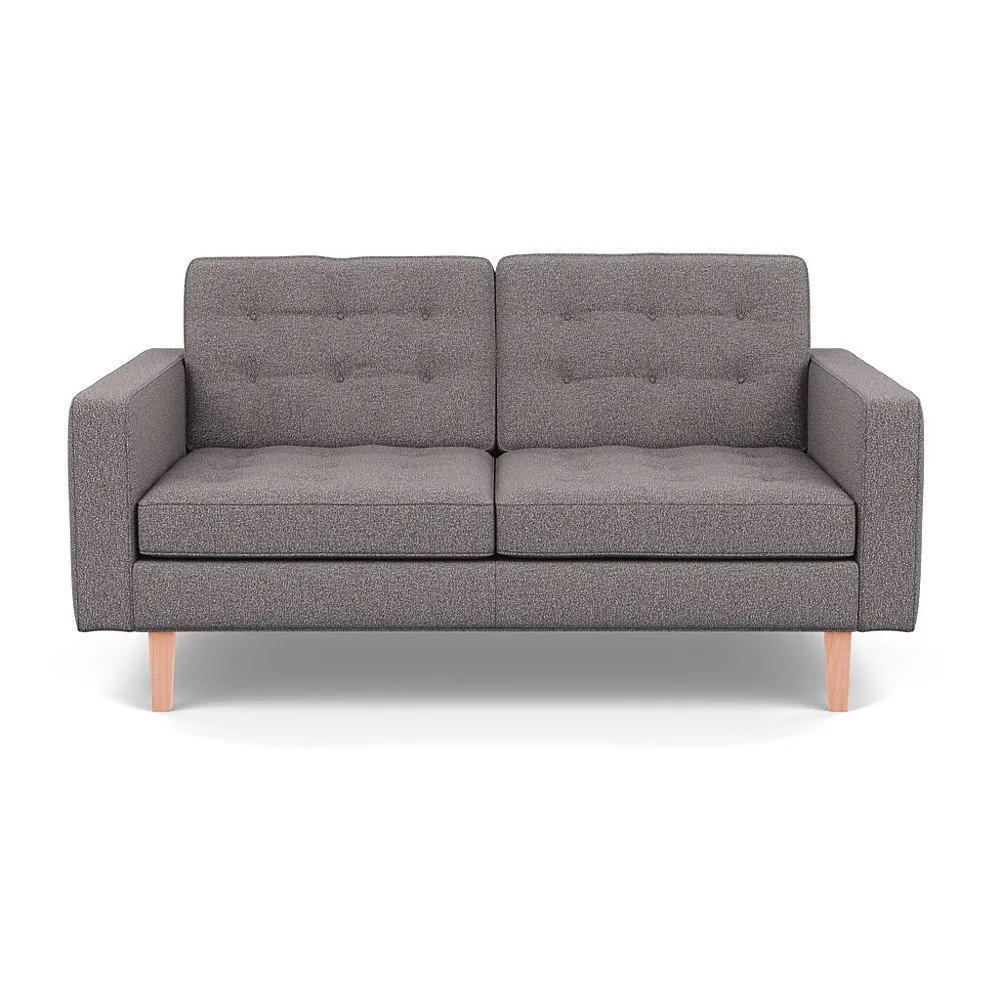 Heal's Hepburn 2 Seater Loop Boucle Granite Natural 1