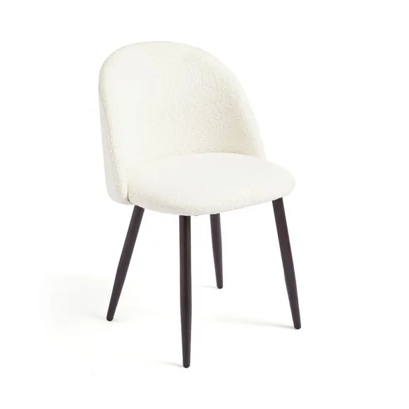 Astrid Dining Chair, Ivory Boucle 5