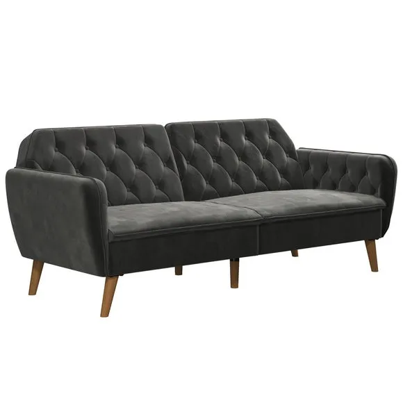 Tallulah Velvet Memory Foam Double Futon 3