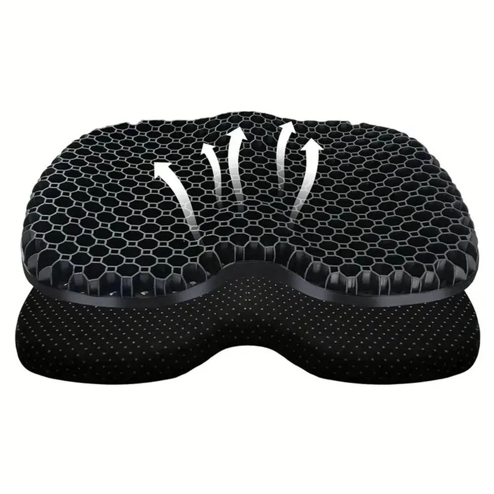Nordara Waterproof Anti Slip Gel Kayak Seat Cushion Portable Sit In Kayak Pad in Black
