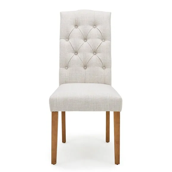 Darcy Set of 2 Dining Chairs, Linen 4