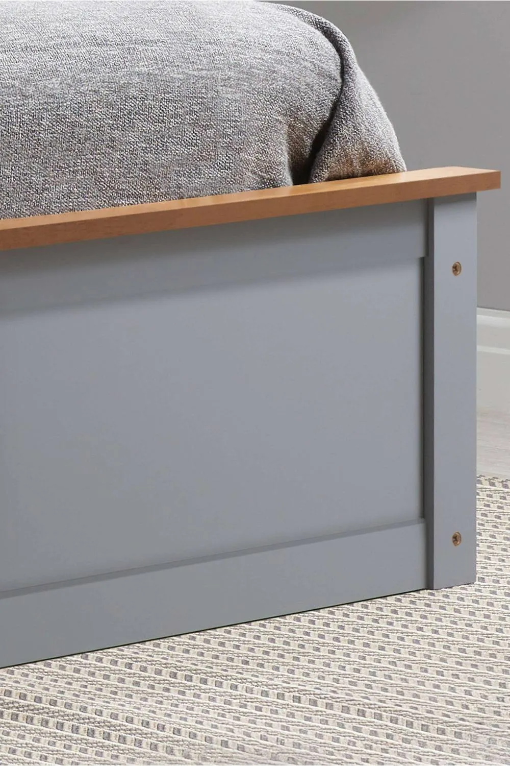 Birlea Phoenix Ottoman Storage Bed Frame in Grey 6