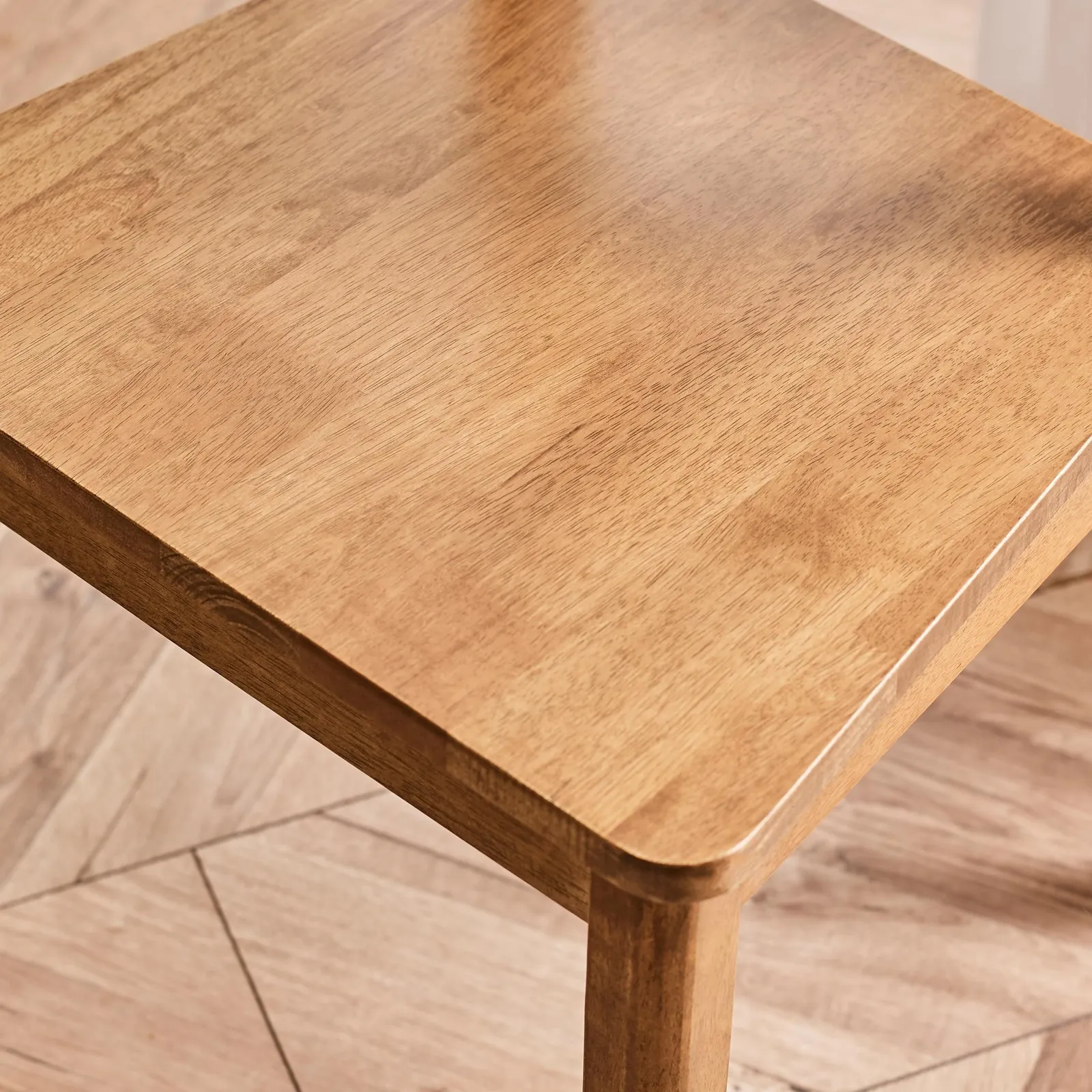 FurnitureboxUK Set of 2 Lynton Wooden Farmhouse Dining Chairs in Walnut 6