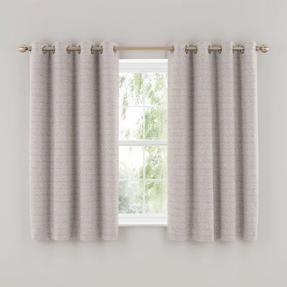 Churchgate Woodhouse Boucle Eyelet Curtains (Blackout Available) 6