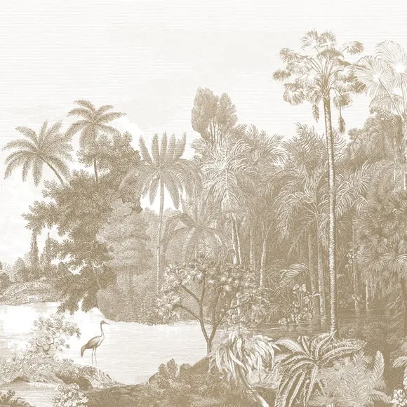 Vintage Tropical Wall Mural 2