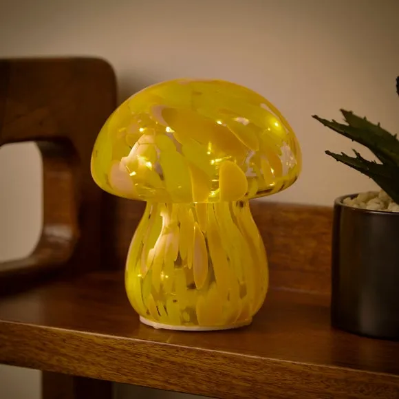 Mini Mushroom Glass LED Table Lamp 2