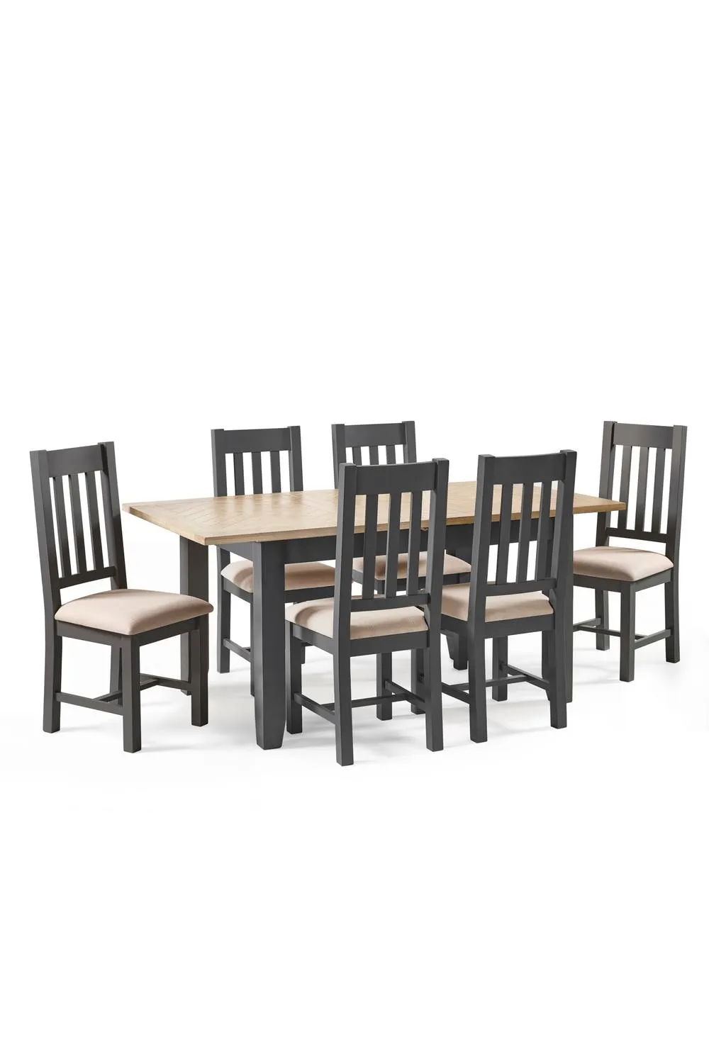 Julian Bowen Bordeaux Dining Chair (Set of 2) in Dark Grey 6
