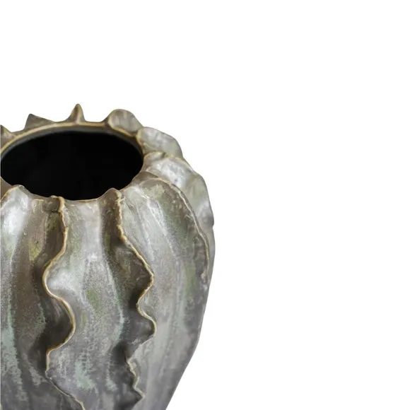 Scarlet Coral Reef Ceramic Vase 3