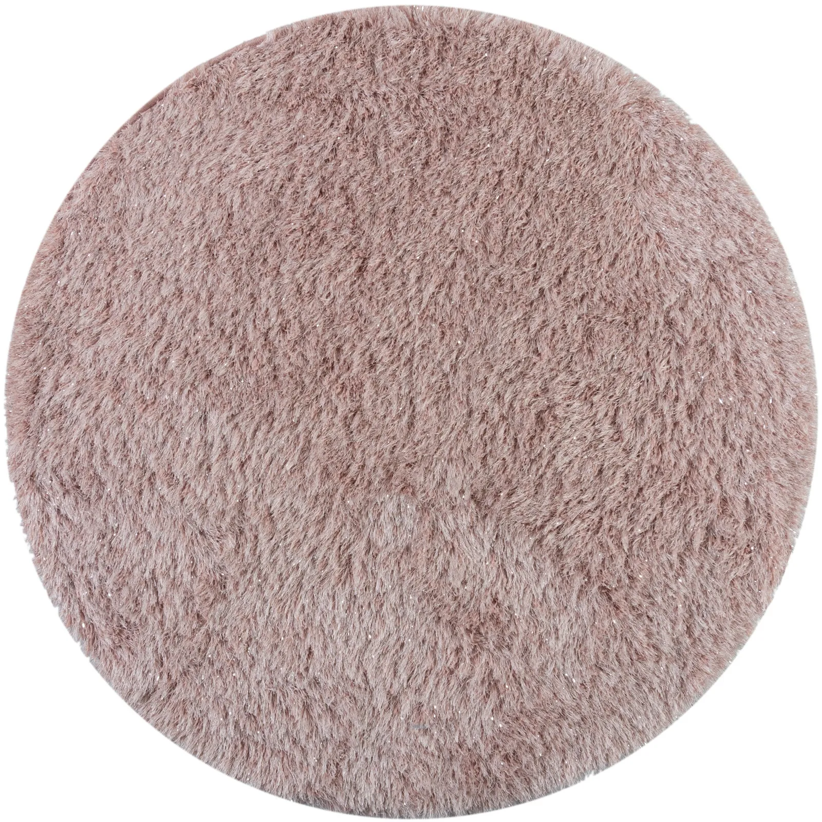 Riviera Sparkle Circle Rug Pink