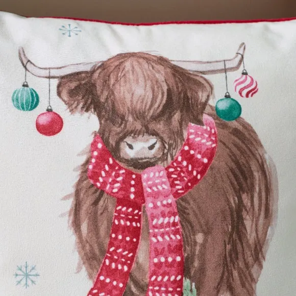 Merry Christmoo Square Cushion 2