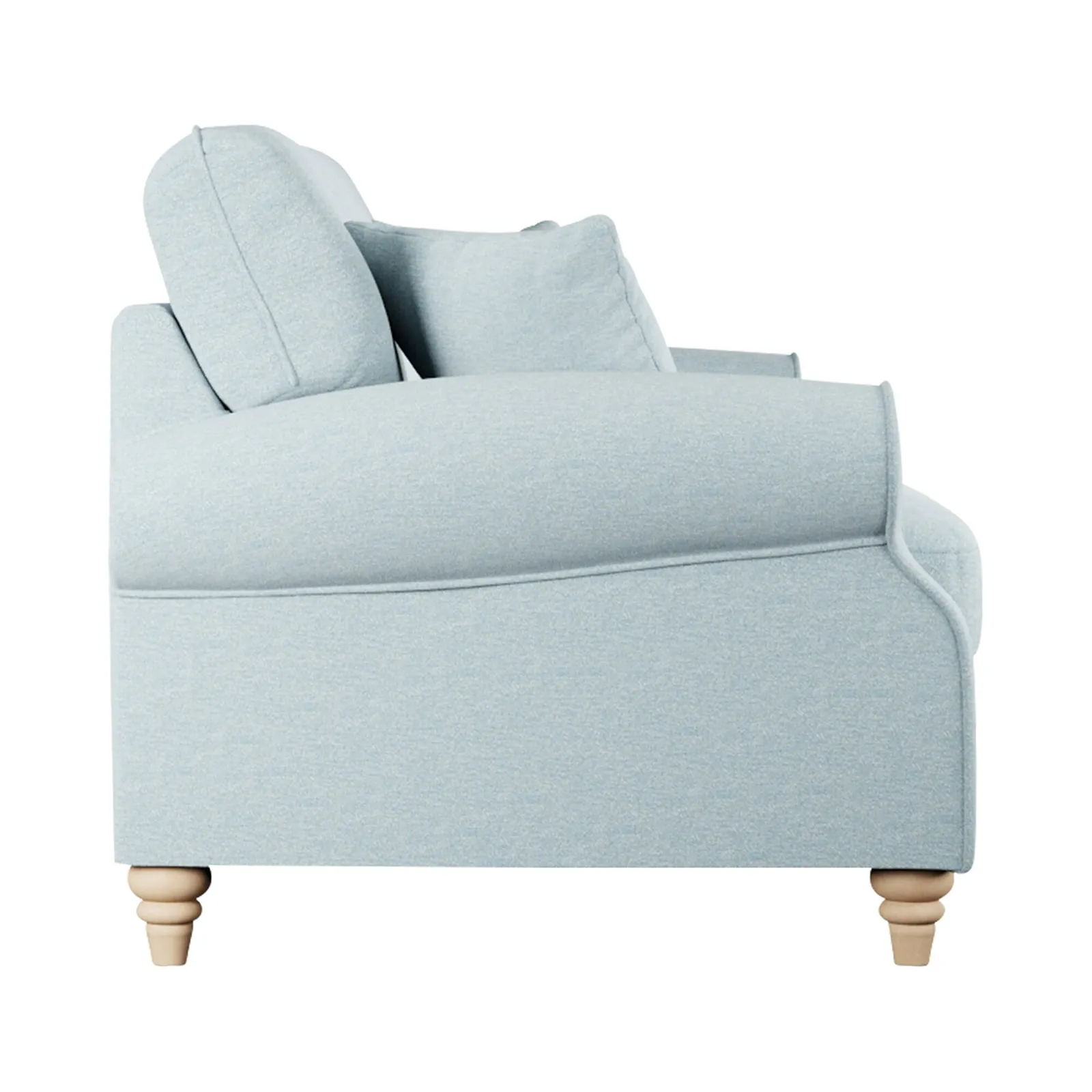 Hattie 3 Seater Sofa, Blue Fabric | Barker & Stonehouse 3