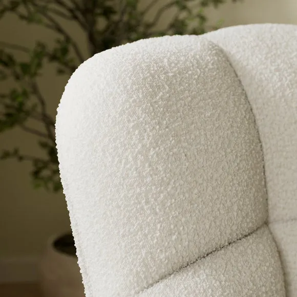 Jase Boucle Quilted Back Armchair 3