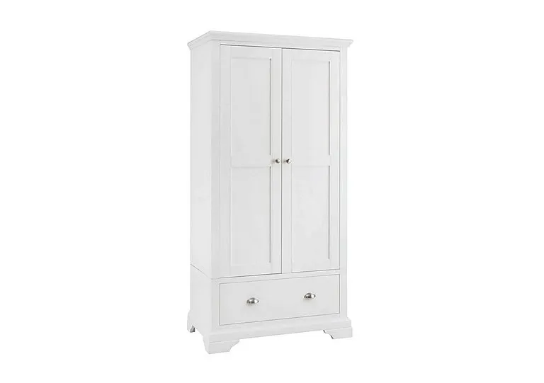 Emily 2 Door Wardrobe - White
