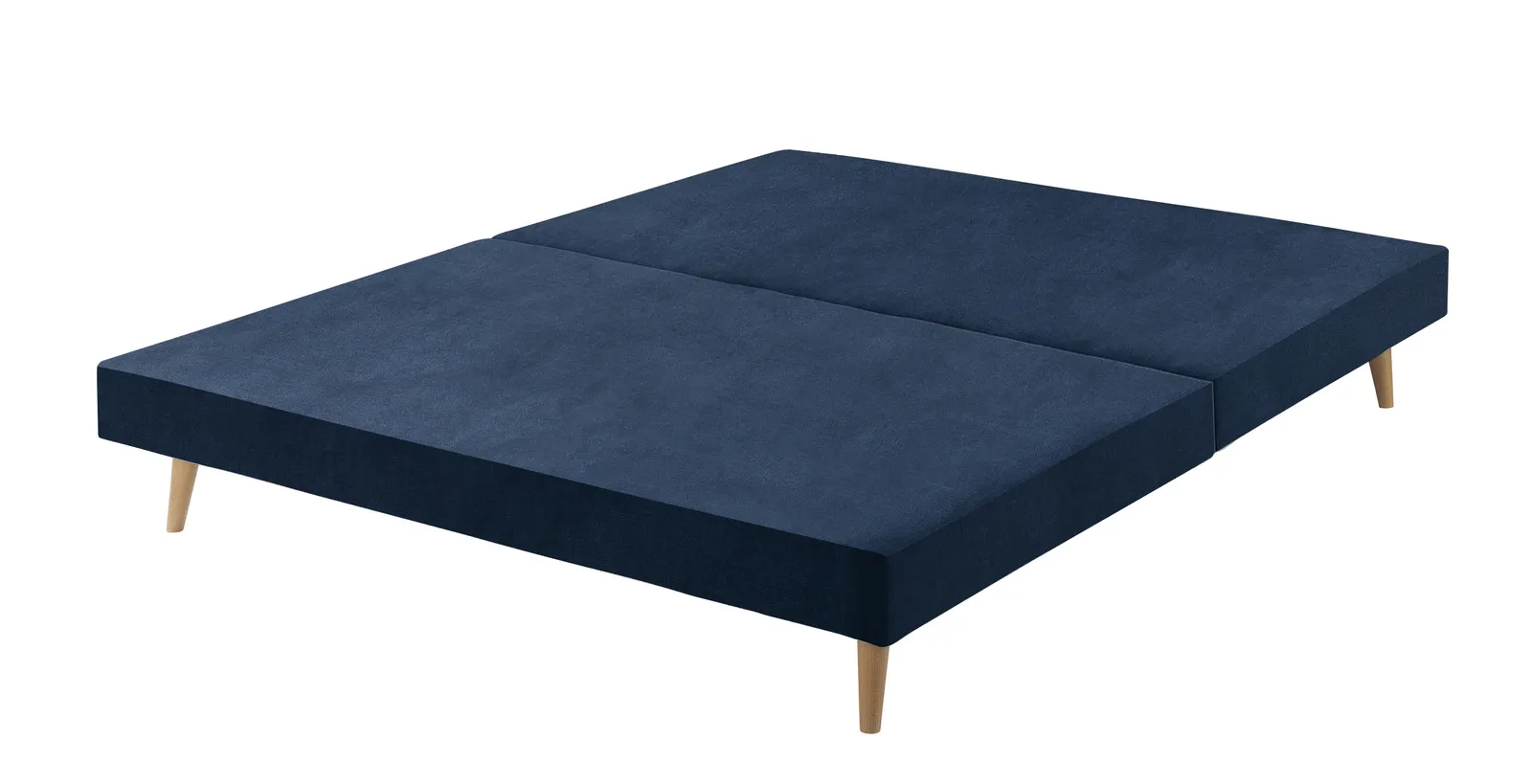 Classic Slim Divan Base, Double - Seven Navy