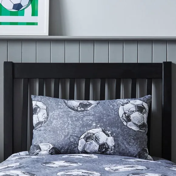 Sketched Football Polycotton Duvet Cover & Pillowcase Set 2