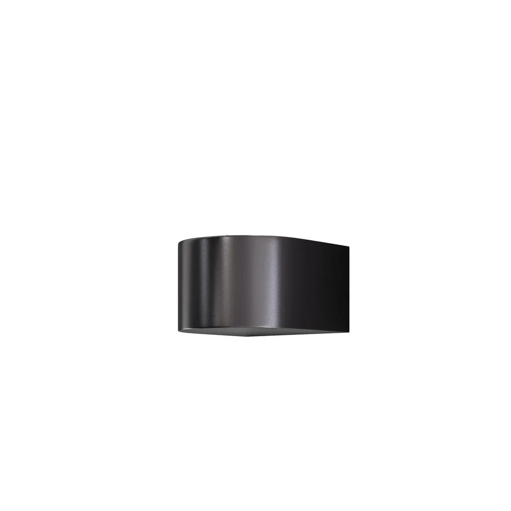 Netlighting Blow Outdoor Wall Down Lamp Graphite 3000K 500lm IP54 in Grey