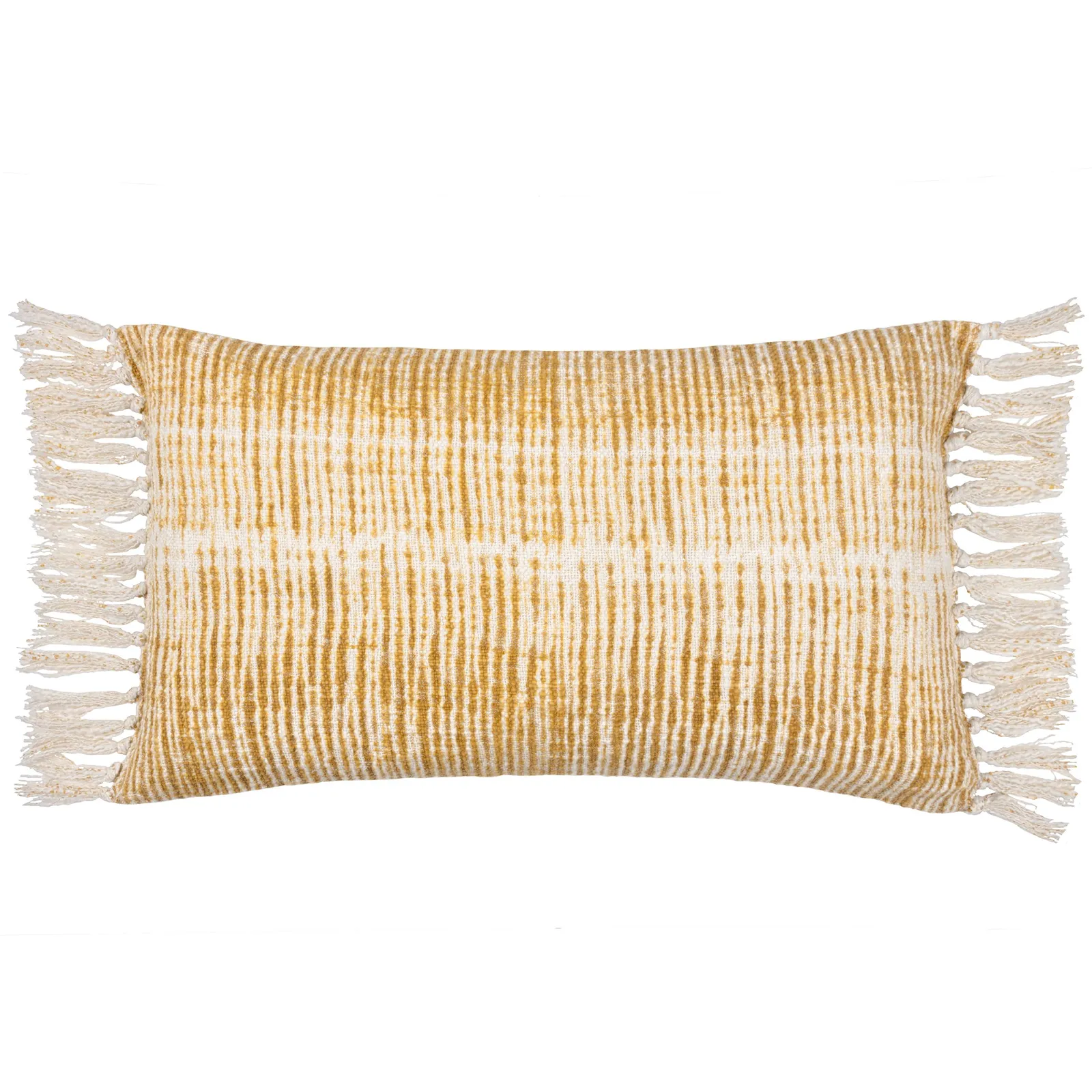 Yard Sono Ink Abstract Cushion in Yellow