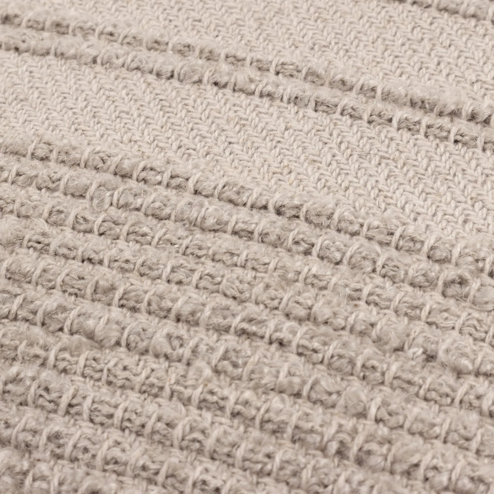 Yard Larch Woven Tasselled Cushion in Cream 5