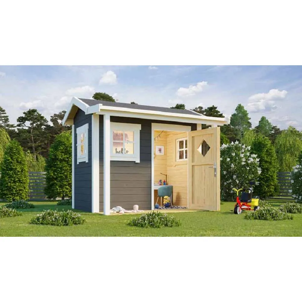 Lasita Maja Ltd Pingo-Log Cabin, Garden Room, Home Office - L230xW189.4xH188.1 cm in Natural 4