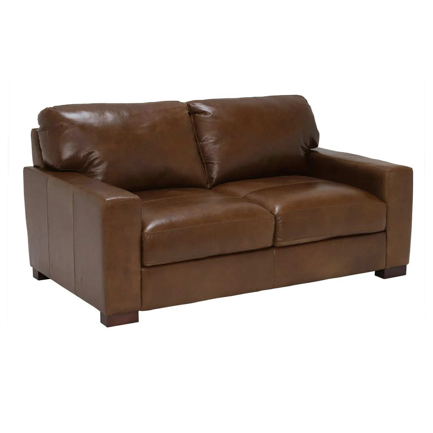 Lorenza Leather Loveseat, Fibre Seats